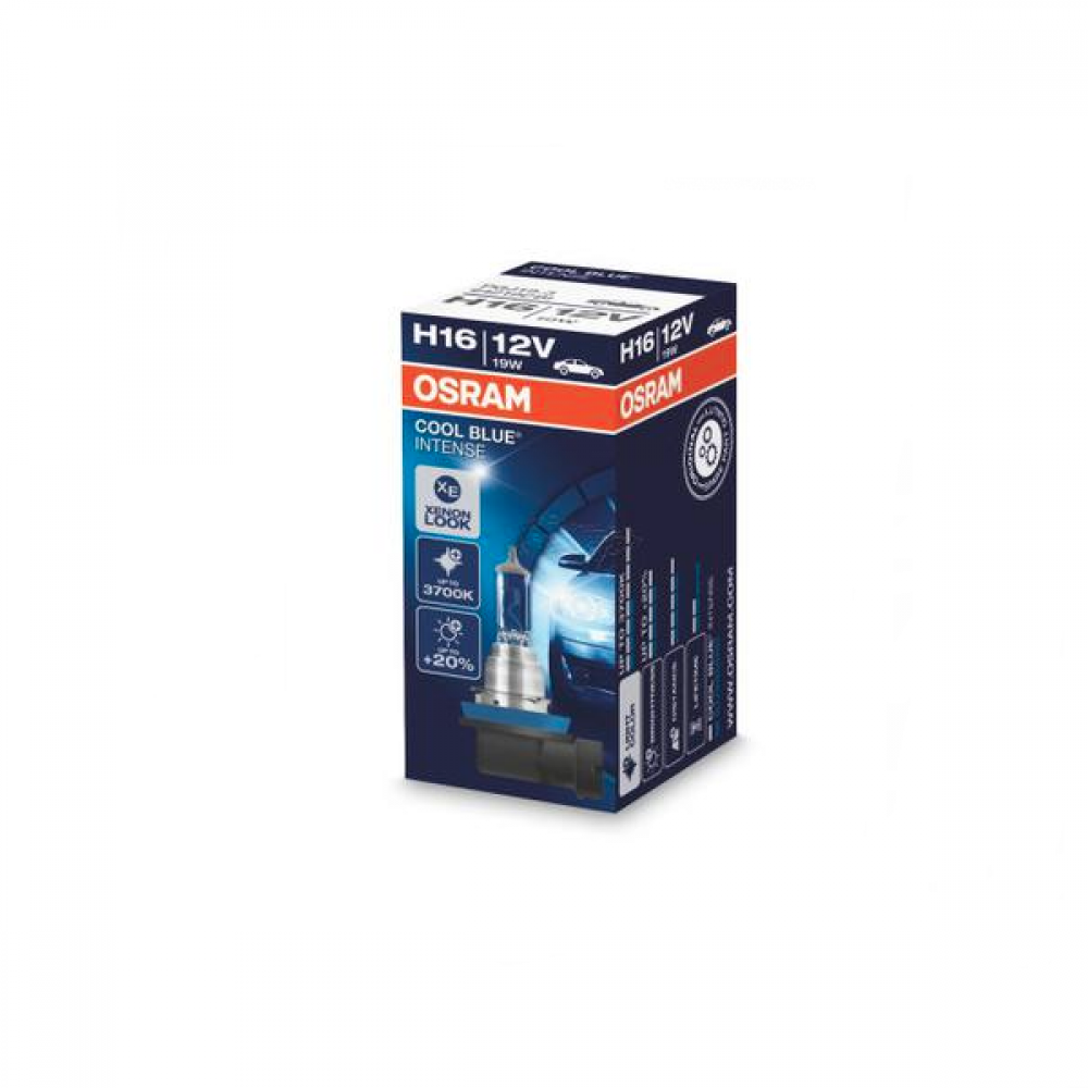 Osram 12V 19W PGJ19-3 H16 +15% cool white 3550K Cool Blue Intense 64219CBi