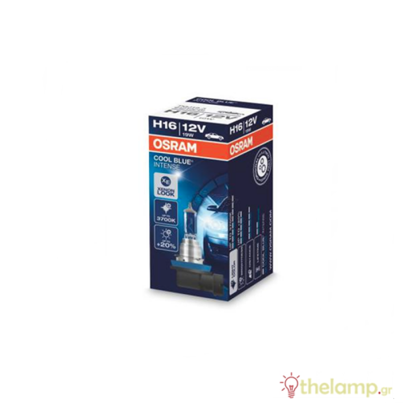 Osram 12V 19W PGJ19-3 H16 +15% cool white 3550K Cool Blue Intense 64219CBi