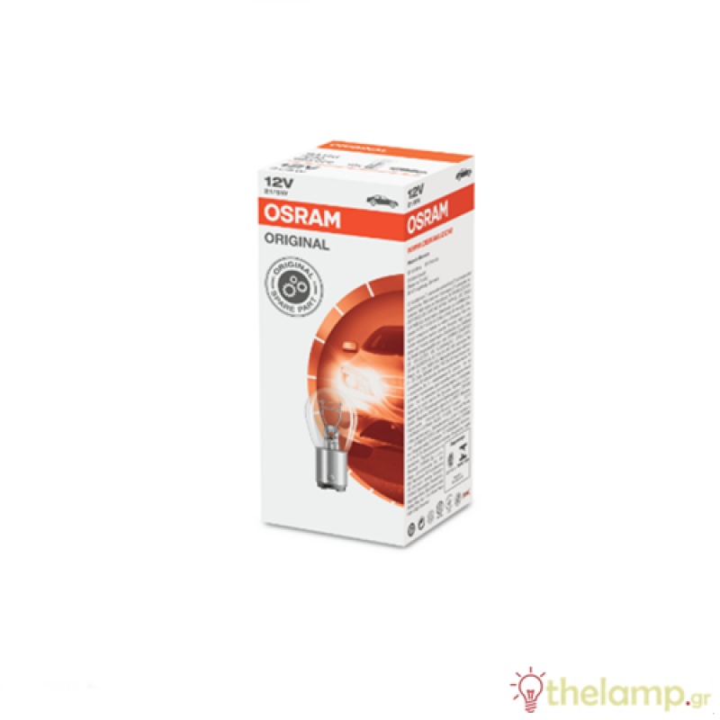 Osram 12V 21/5W BA15d +15-20% Original 7240