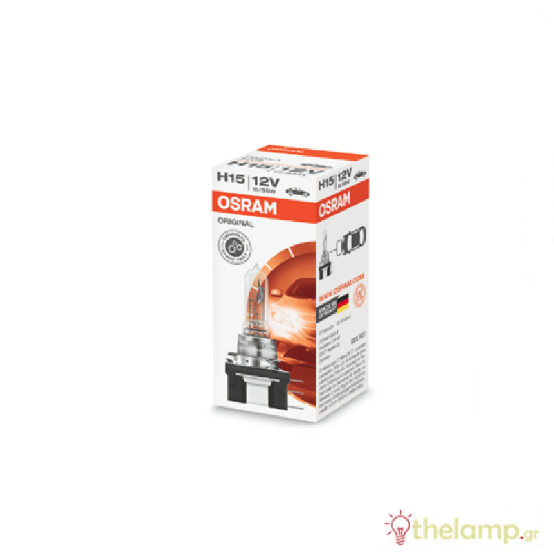 Osram 12V 55/15W PGJ23t-1 H15 +10% Original Line 64176