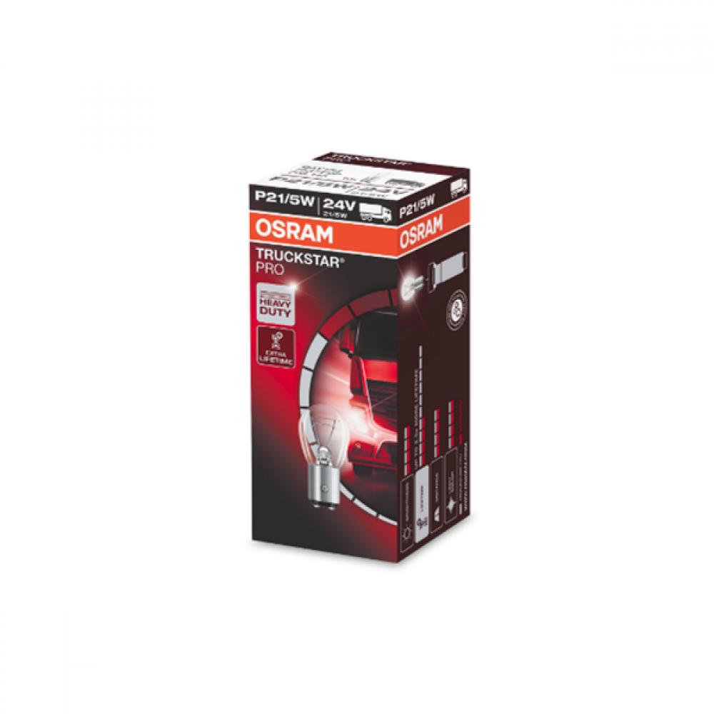 Osram 24V 21/5W BAY15d P21/5W +15-20% Truckstar Pro 7537TSP