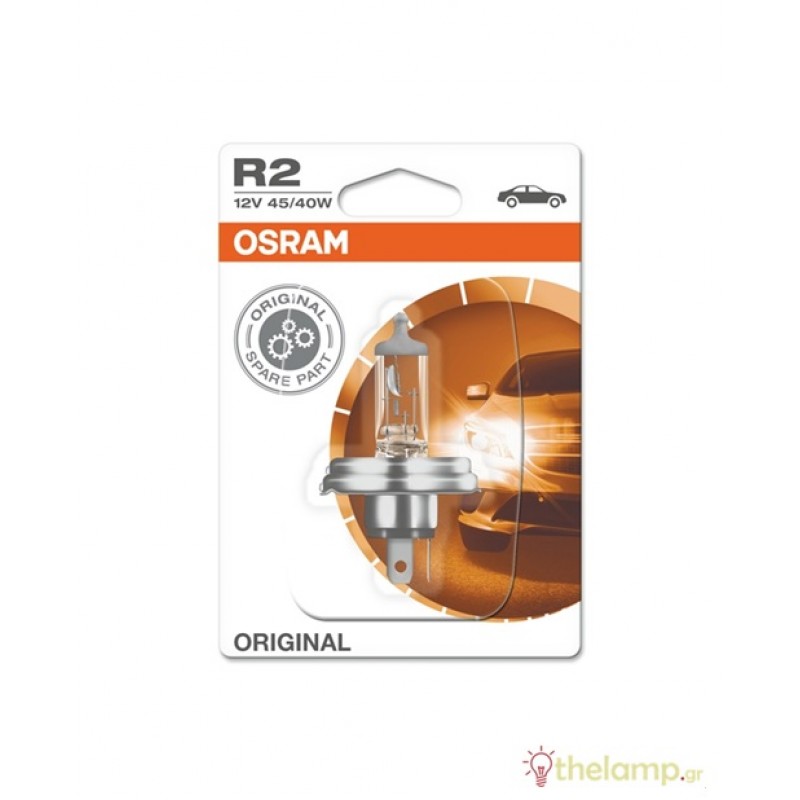 Osram 12V 45/40W P45t R2 15% warm white 3200K Original Line 64183