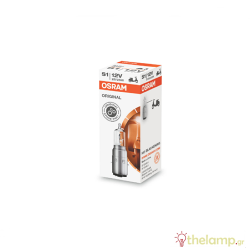 Osram 12V 25W BA20d S1 Original Line 64326