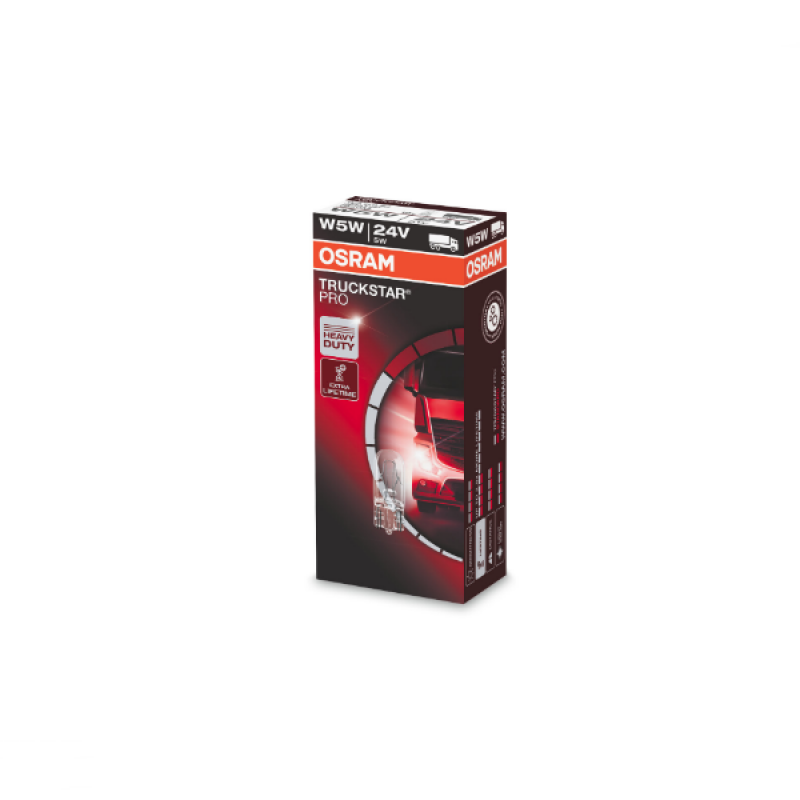 Osram 24V 5W W2.1x9.5D W5W ±20% Truckstar Pro 2845TSP