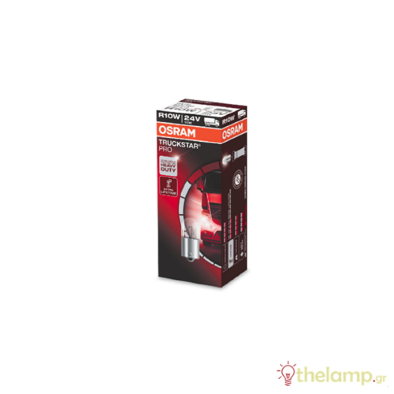 Osram 24V 10W BA15s R10W +20% Truckstar 5637TSP