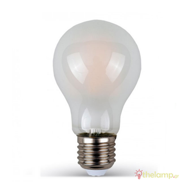 Led κοινή filament A60 220-240V 4W E27 frost cover cool white 4000K 4490 VT-1934 V-TAC