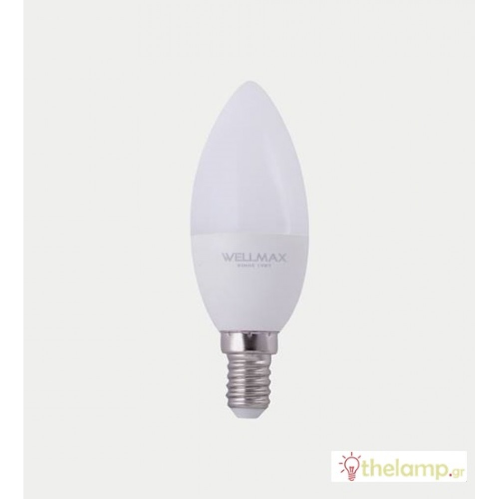 Led κερί B40 5W E14 175-265V cool white 4000K Wellmax
