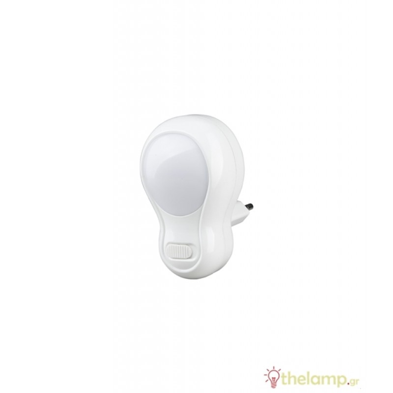 Φωτάκι νυκτός 1W 230V με διακόπτη και 5 Led XYD583 Protegy