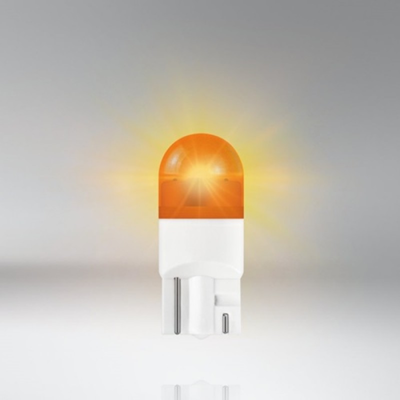 Osram Led 12V 1W W2.1x9.5d W5W warm white 2000K κίτρινο LEDriving Premium DUO blister 2855YE-02Β