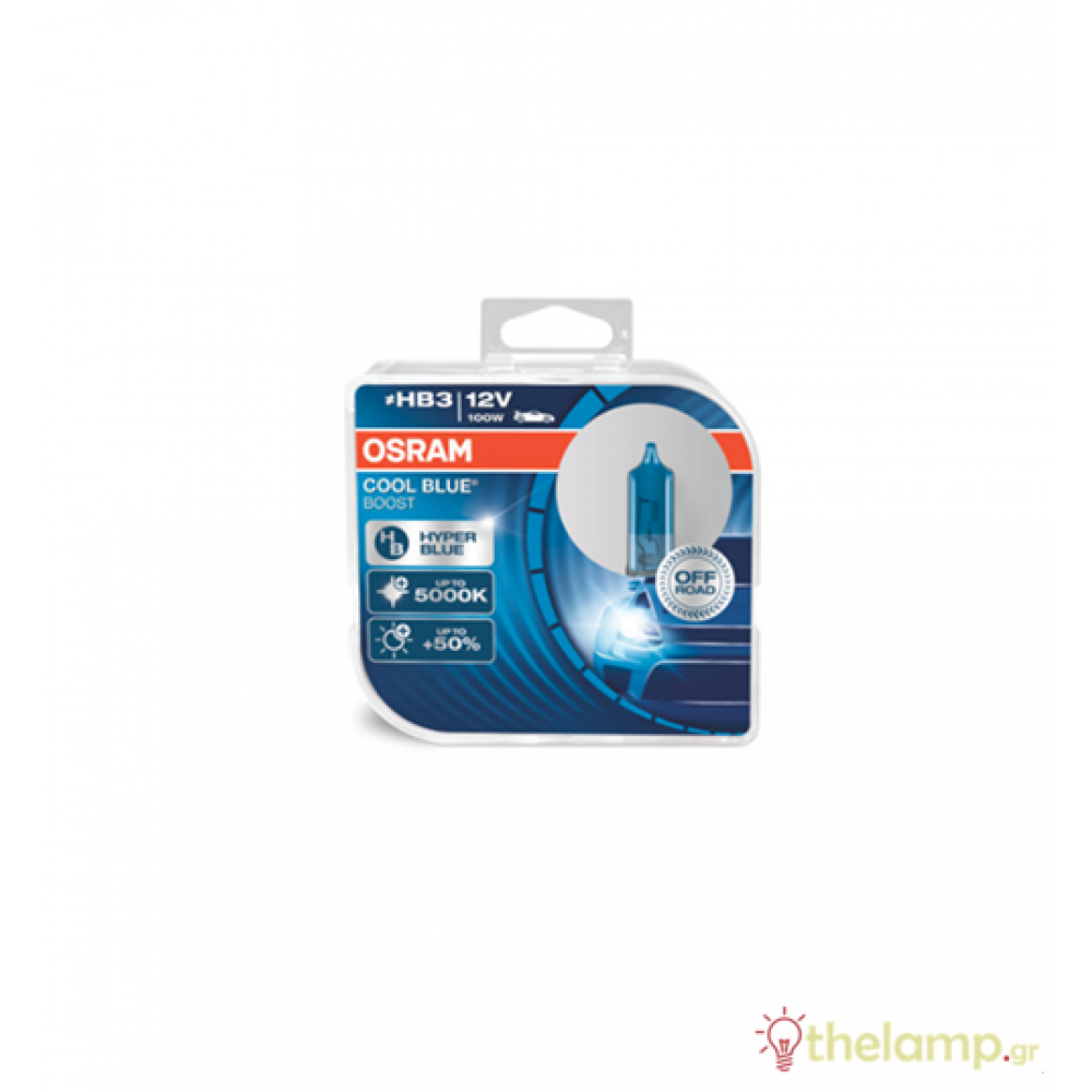 Osram 12V 100W P20d HB3 +50% Cool Blue Boost DUO BOX 69005CBB-HCB