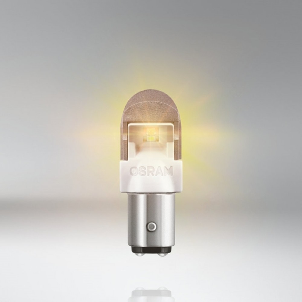 Osram Led 12V 1.50/0.40W BAY15d P21/5W yellow LEDriving Premium DUO blister 1557YE-02B
