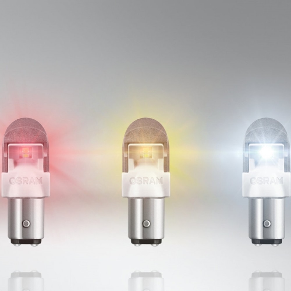 Osram Led 12V 1.50/0.40W BAY15d P21/5W yellow LEDriving Premium DUO blister 1557YE-02B