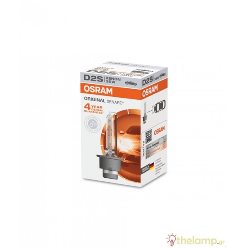 Osram 85V 35W P32d-2 D2S cool white 4300K Xenon Original 66240
