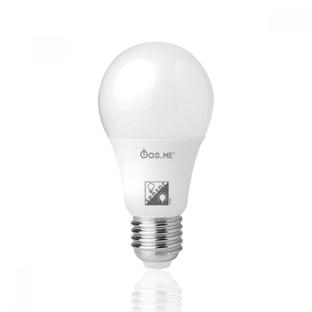 Led κοινή A60 10W E27 220-240V warm white 2800K sensor light LS806 Fos_me