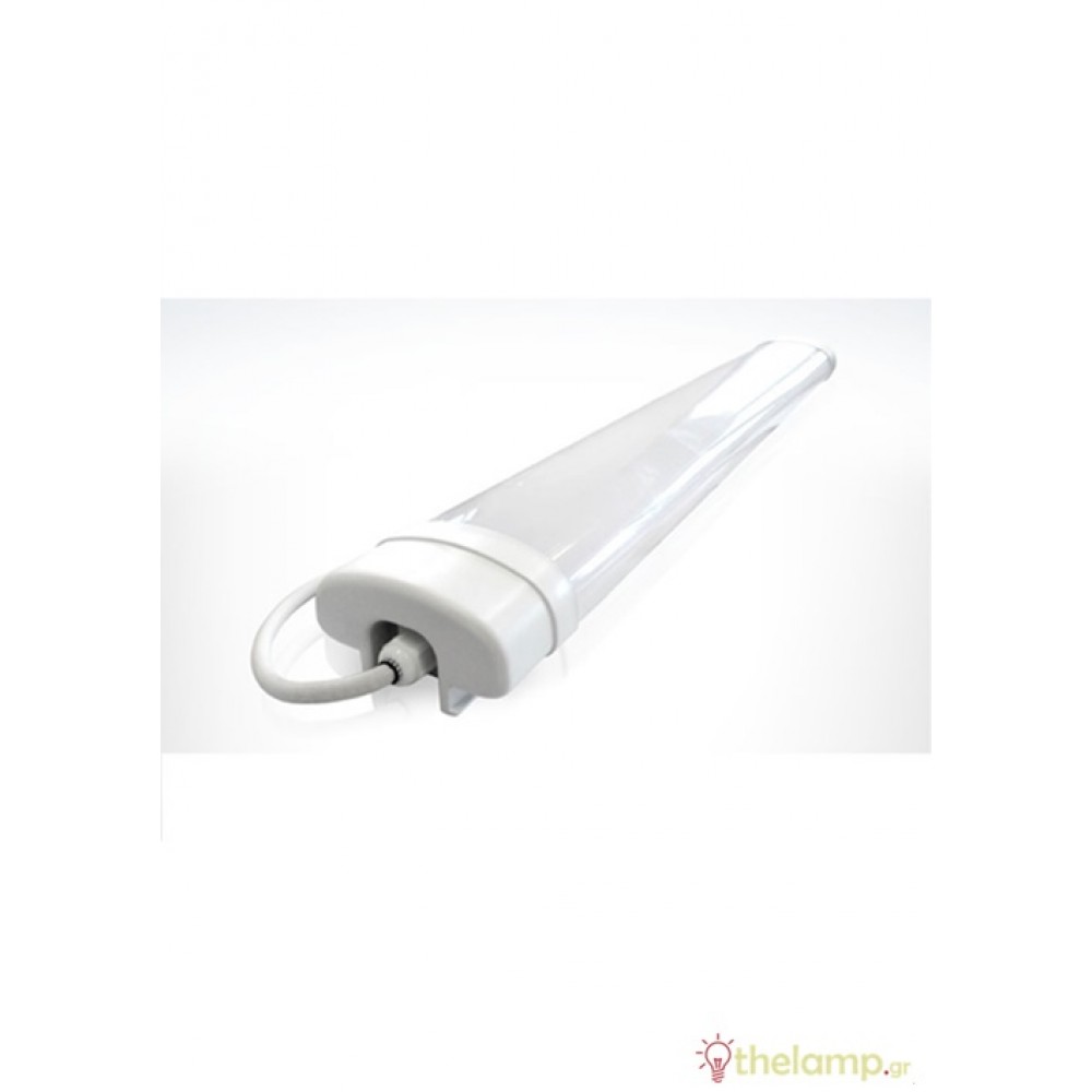 Φωτιστικό led σκαφάκι αδιάβροχο 36W T8 120cm day light 6400K IP65 Φos_me