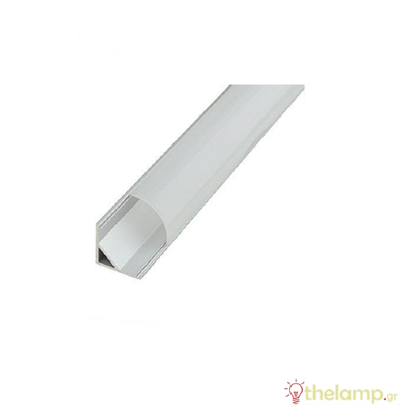 Aluminum corner profile 2m for double row LED strip IP20 Fos_me