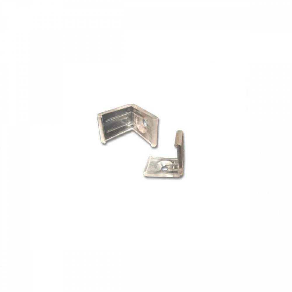 Clear base for aluminum profile angular IP20 Fos_me