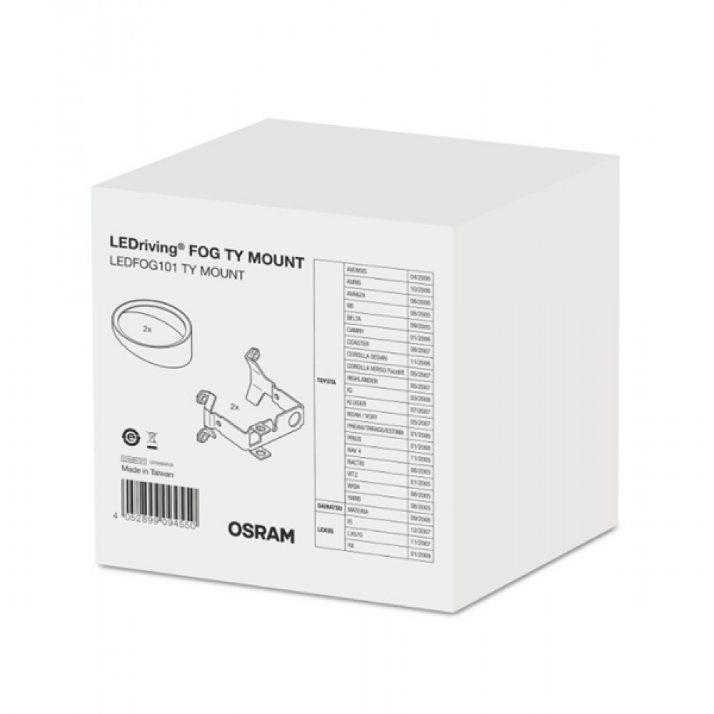 Mounting bracket for motorcycle lantern Toyota BOX1 LEDFOG101-TY-M Osram