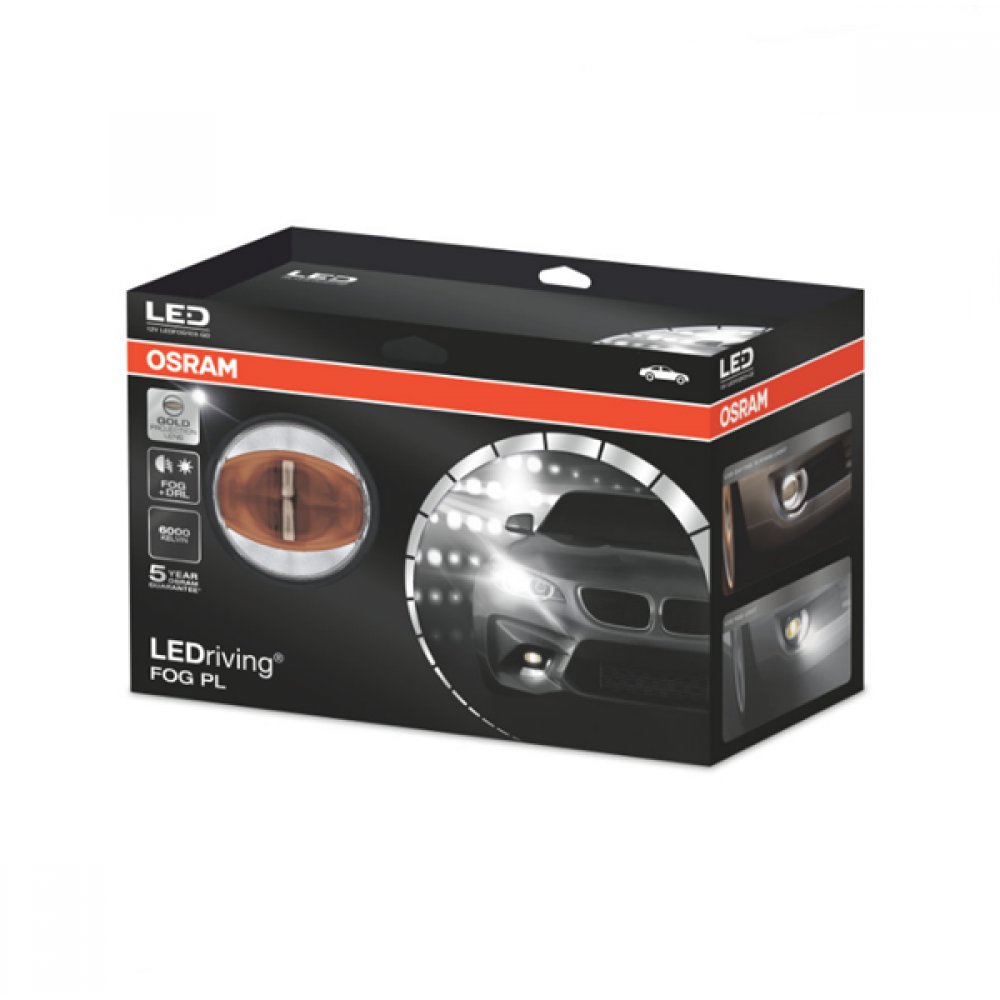 Car lantern 12V 4/12W day light 6000K BOX1 LEDFOG103-GD Osram