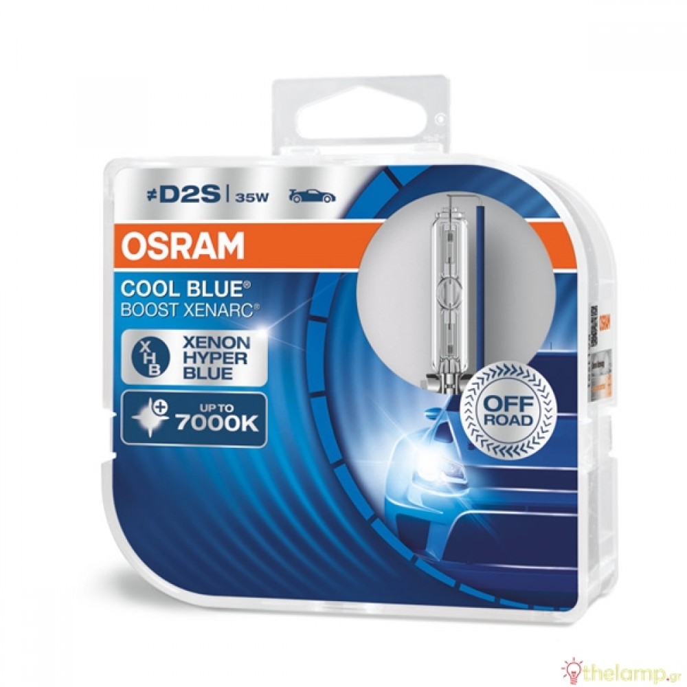 Osram 85V 35W PK32d-2 D2S day light 7000K Xenon Cool Blue Boost DUO BOX 66240CBB-HCB