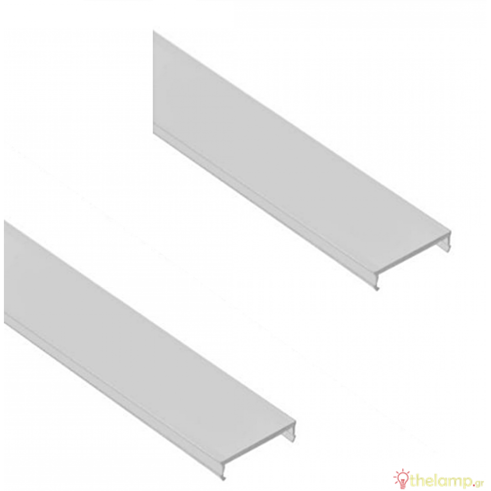 Cover for aluminum profile 2m white mat IP20 Fos_me