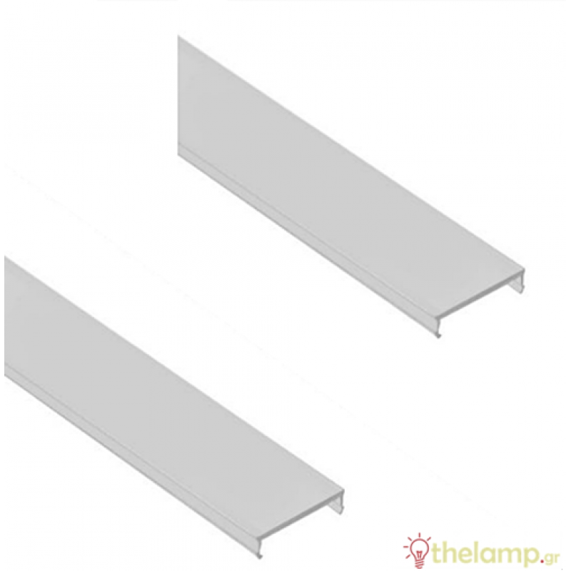 Κάλυμμα για προφίλ αλουμινίου 2m λευκό μάτ IP20 Φos_me