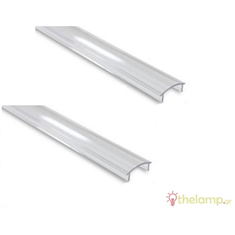 Κάλυμμα για προφίλ αλουμινίου 2m διάφανο IP20 Φos_me