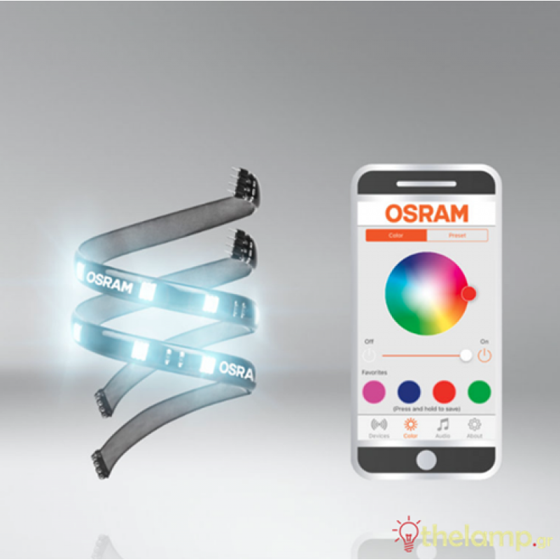 Led ταινία 12V 1.5W 30cm RGB app LEDambient tuning lights LEDINT104 extension kit Osram