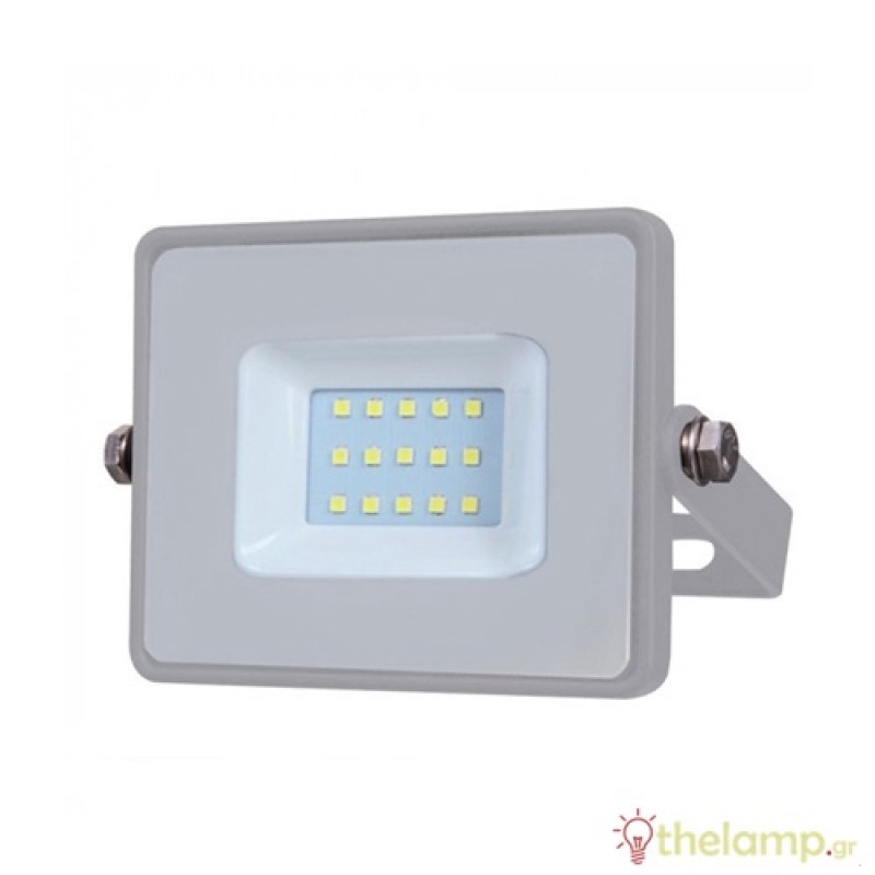 Προβολέας led 20W 230V 100° warm white 3000K γκρι Samsung chip 445 VT-20 V-TAC