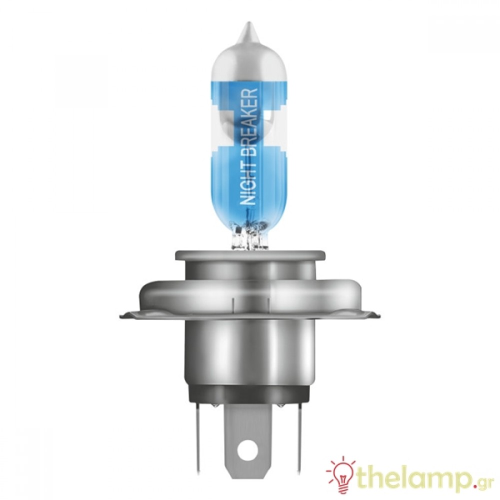 Osram 12V 60/55W P43t H4 ±12/±15% cool white 3900K Night Breaker Laser 64193NL