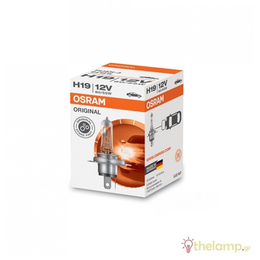 Osram 12V 60/55W PU43T-3 H19 ±15% night breaker laser 64181L