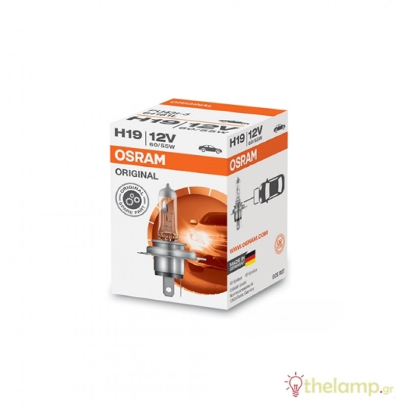 Osram 12V 60/55W PU43T-3 H19 ±15% Original 64181L