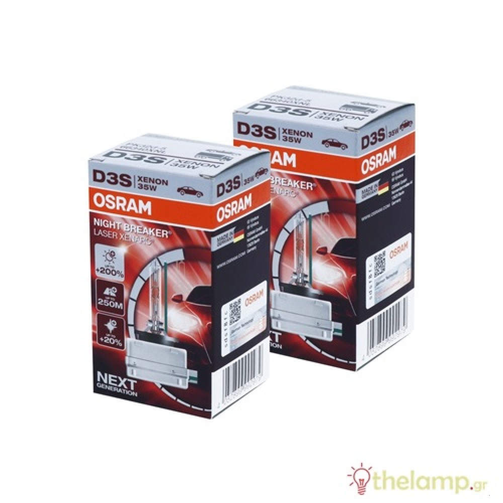 Osram 42V 35W PK32d-5 D3S cool white 4400K Xenon Night Breaker Laser 66340XNL