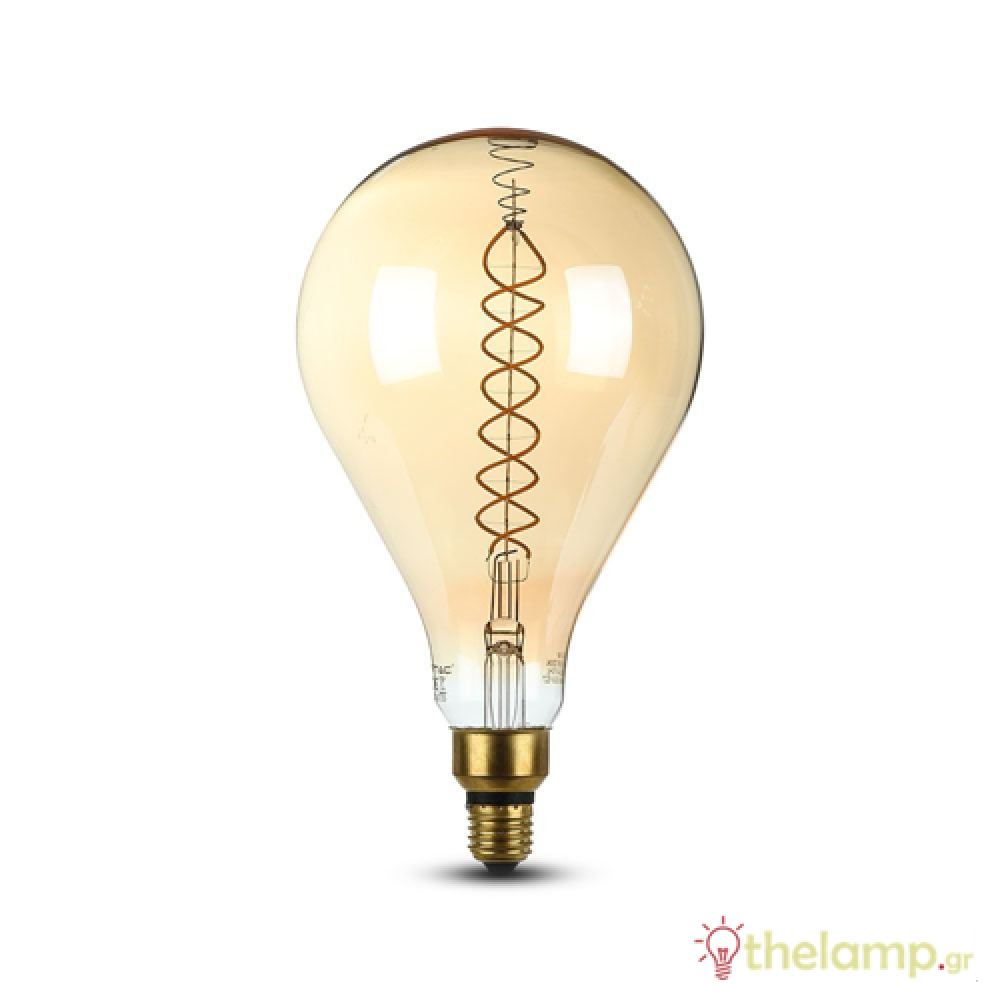 Led filament special A165 8W E27 220-240V amber warm white 2200K dimmable 7461 VT-2138D V-TAC