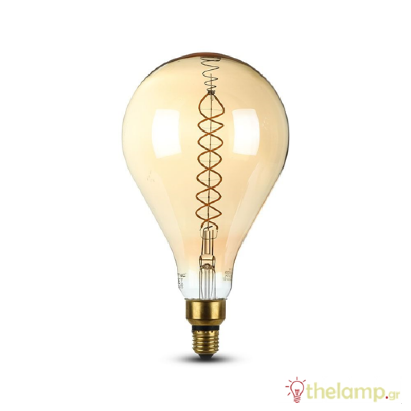 Led filament special A165 220-240V 8W E27 κεχριμπάρι warm white 2200K dimmable 7461 VT-2138D V-TAC