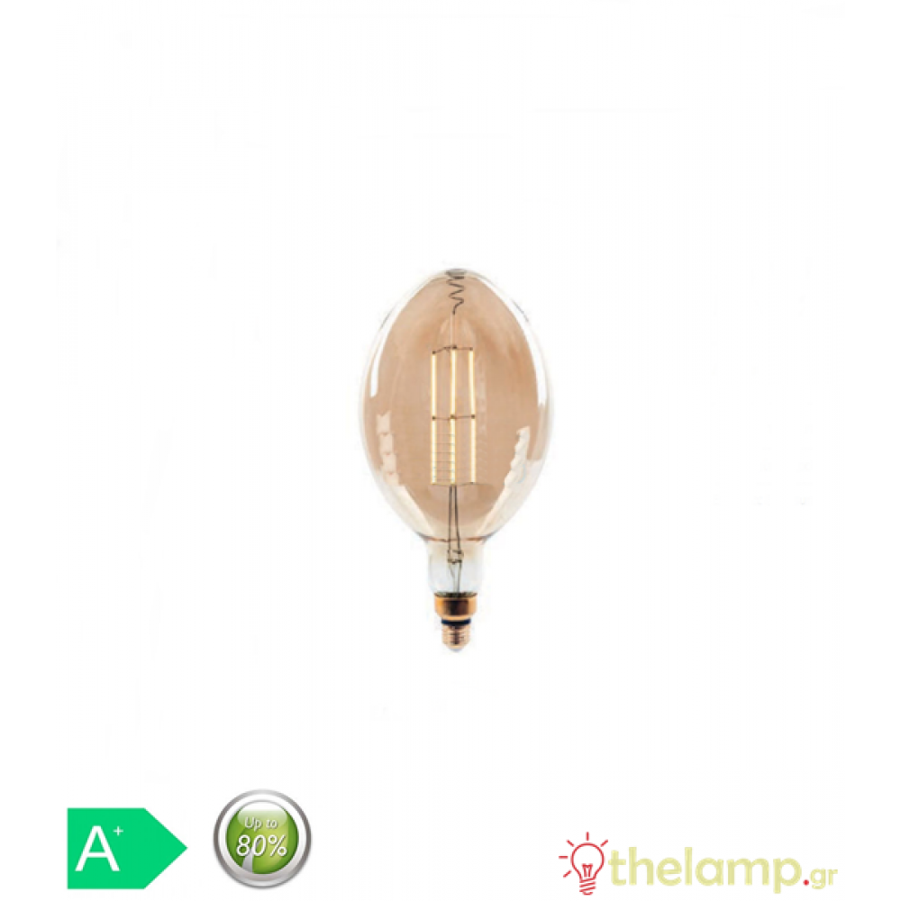 Led filament special BF180 8W E27 220-240V amber warm white 2200K dimmable 7464 VT-2178D V-TAC