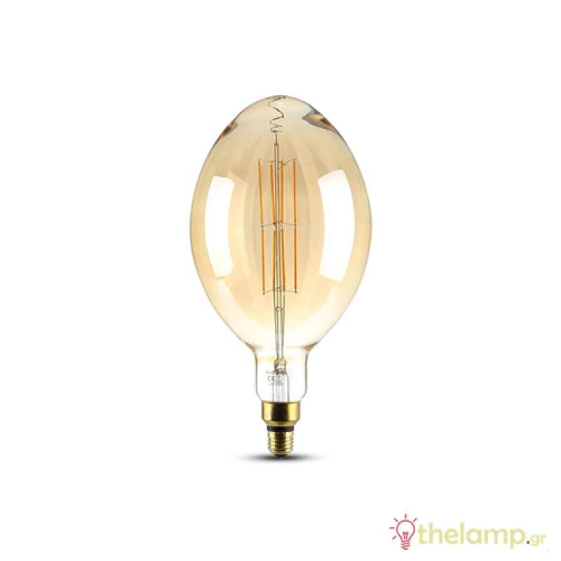 Led filament special BF180 220-240V 8W E27 κεχριμπάρι warm white 2200K dimmable 7464 VT-2178D V-TAC