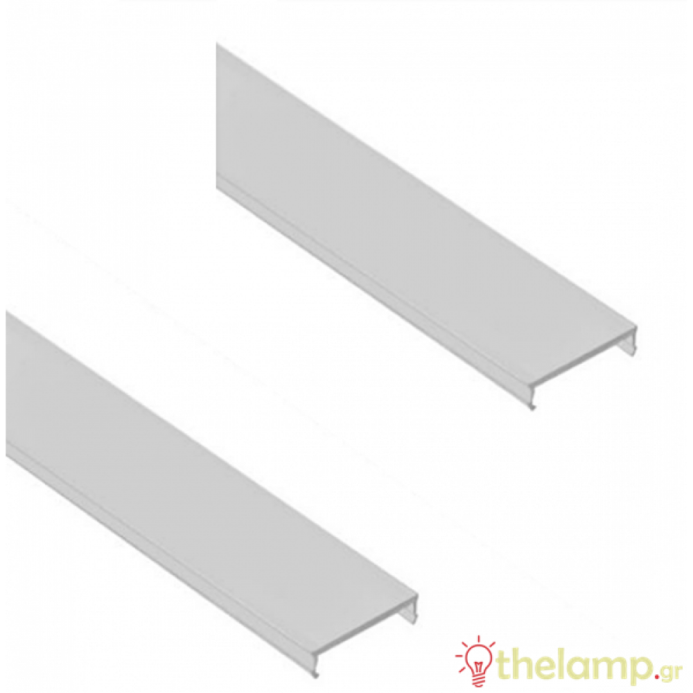 Cover for aluminum profile deep 2m white mat IP20 Fos_me