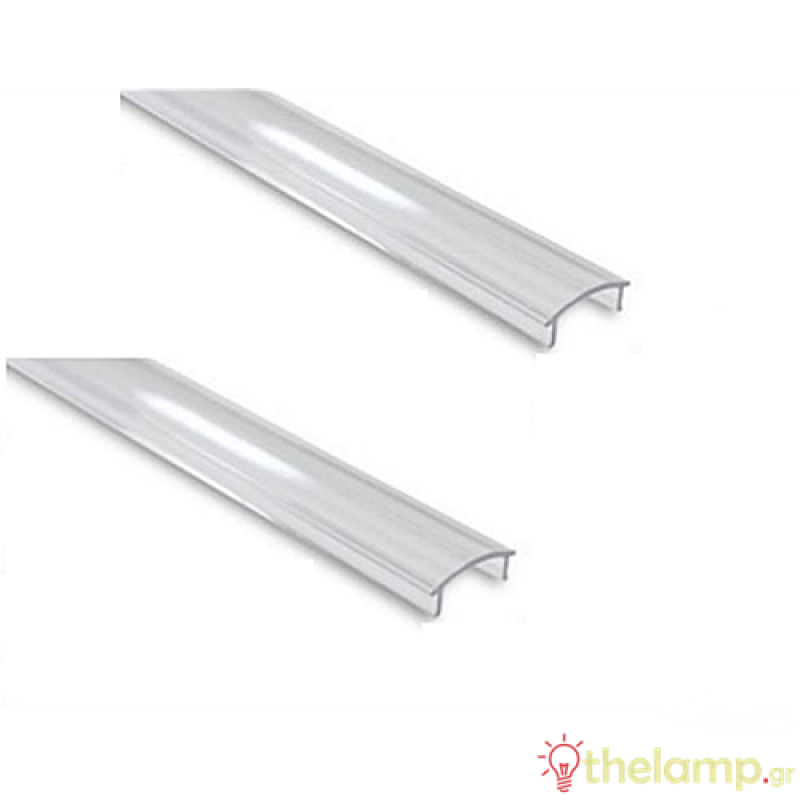 Κάλυμμα για προφίλ αλουμινίου βαθύ 2m διάφανο IP20 Φos_me