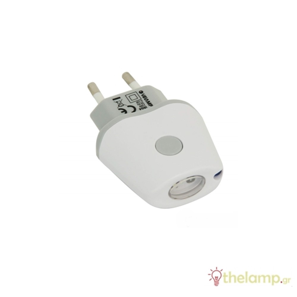Φωτιστικό νυκτός ασφαλείας Led 1W 230V IR04 λευκό Velamp