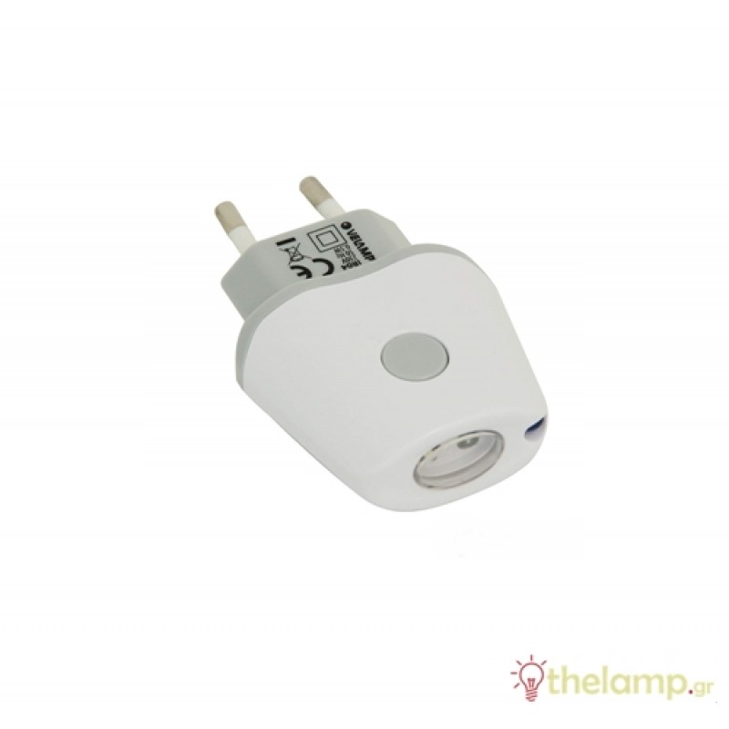 Φωτιστικό νυκτός ασφαλείας Led 1W 230V IR04 λευκό Velamp