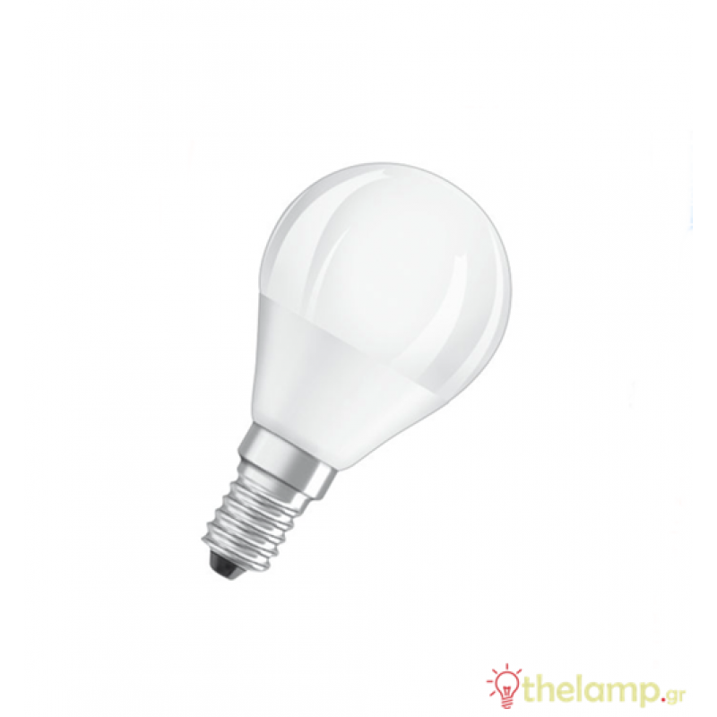 Led γλομπάκι P40 240V 4.9W E14 day light 6500K Value Classic Osram