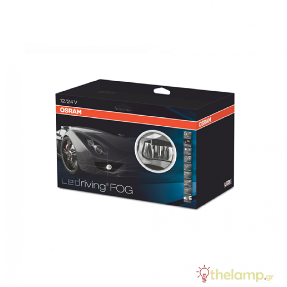 Car lantern 12/24V 14/24W day light 5200K/6000K BOX1 LEDFOG102 Osram