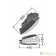 Car lantern Led 12V 36W Xenon chrome edition VW Golf 7 LEDriving BLI1 LEDHL104-CM Osram