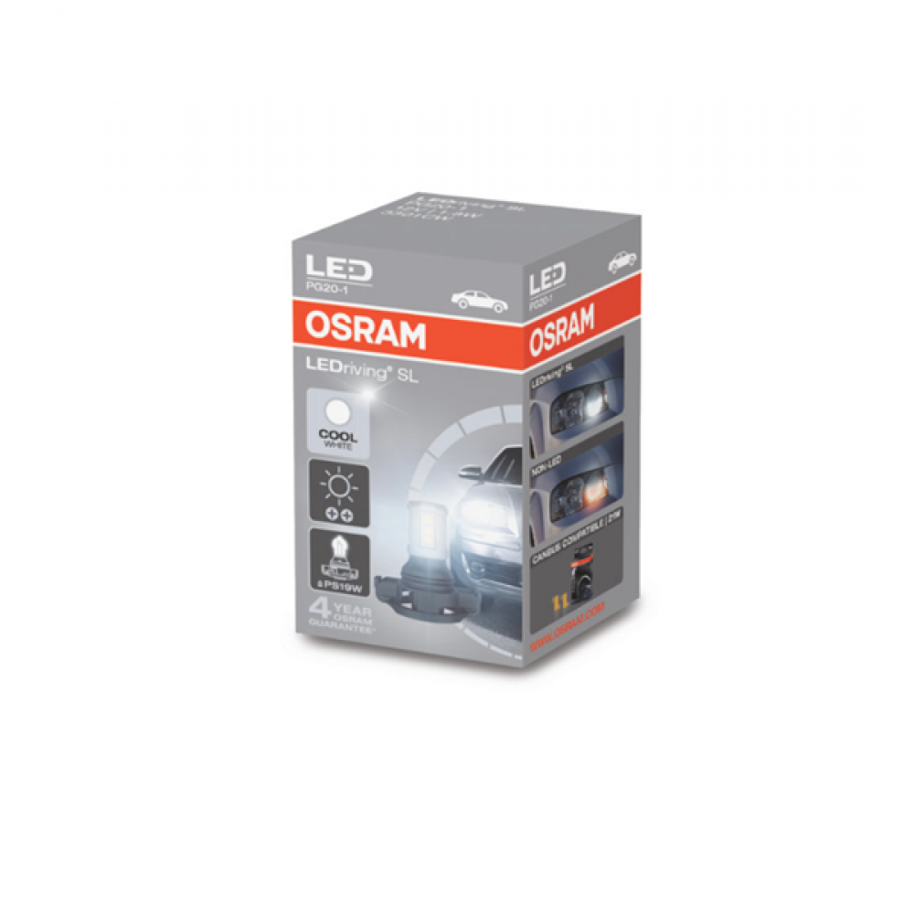 Osram Led 12V 1.8W PG20-1 PS19W day light 6000K LEDriving Standard BLI1 3301CW-01B