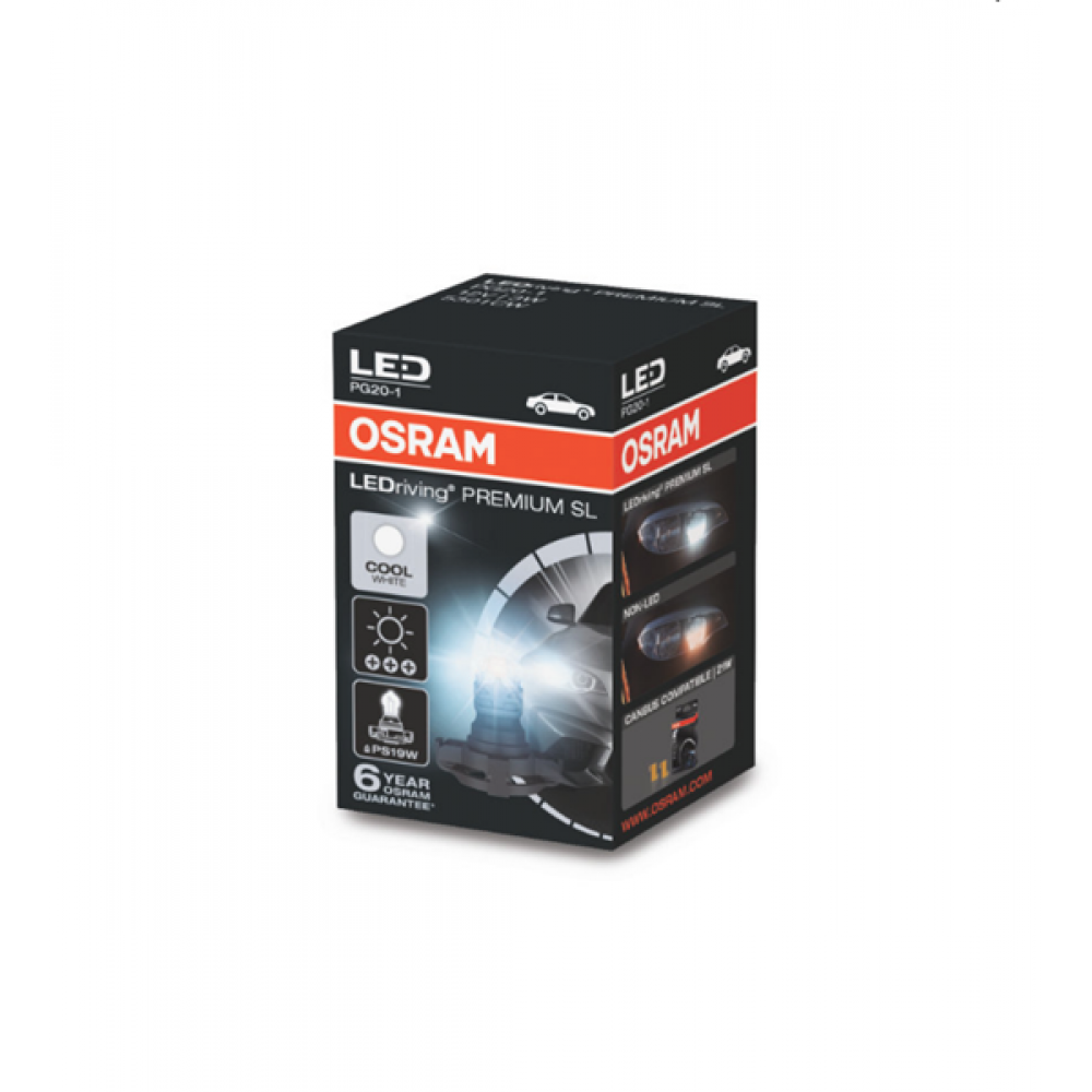 Osram Led 12V 3W PG20-1 PS19W day light 6000K LEDriving Standard BLI1 5301CW-01B