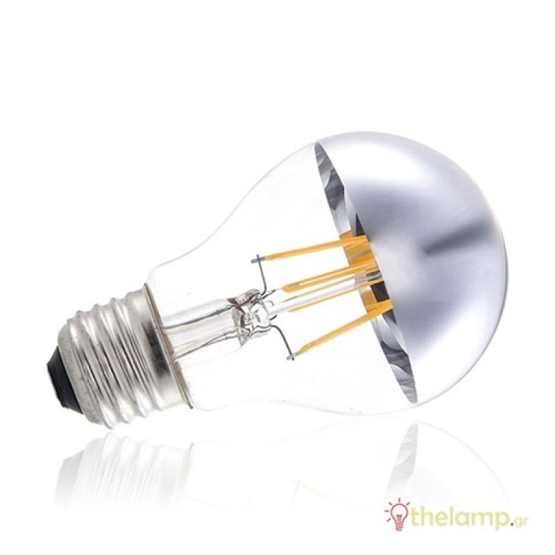 Led κοινή A60 220-240V 9W Е27 αντεστραμένου καθρέπτου διάφανη warm white 2800K dimmable Φos_me