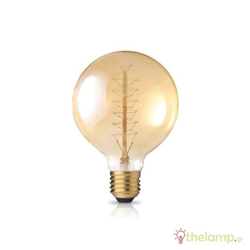 Λαμπτήρας πυράκτωσης Edison G95-32A 230V 40W E27 νήματος