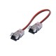 Adaptor intermediate for led strip monochrome wide 8mm with cable Cuba Lux