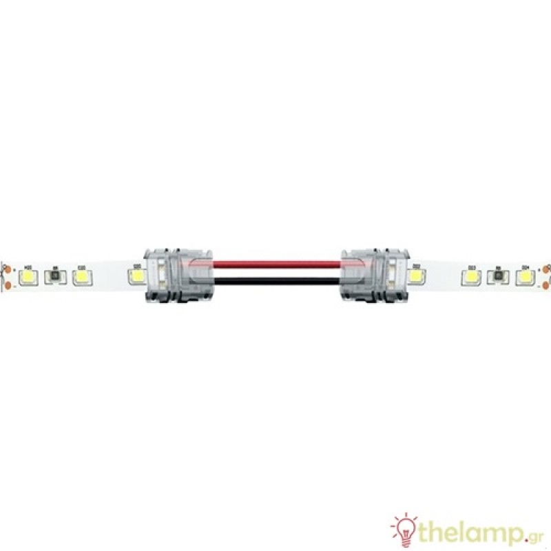 Αντάπτορας ενδιάμεσος ταινίας led μονόχρωμης πλάτους 8mm με καλώδιο Cuba Lux
